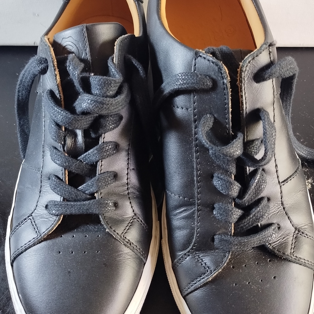 GREATS Black Leather Men's Sneakers